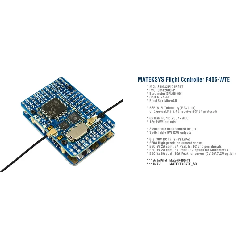 SkyDElFor MATEK Mateksys F405- – Mateksys Flight Controller F405 Wte recenzja i cena