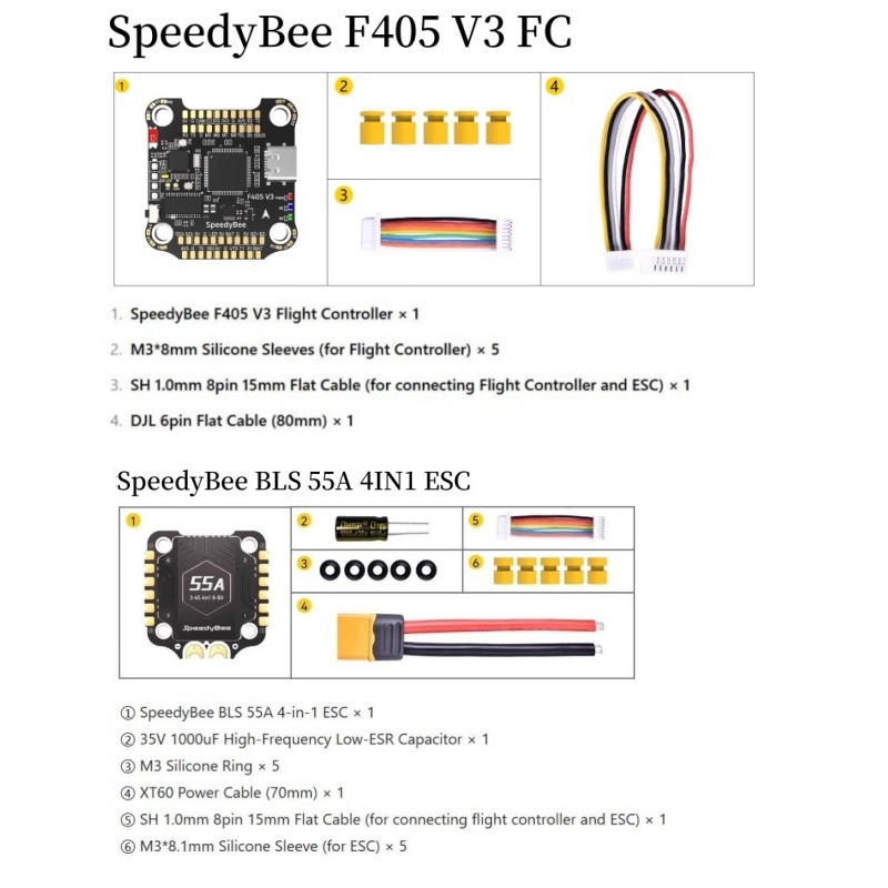 SpeedyBee F4 F405 V4 55A BLS 3 – Speedybee F405 V4 Bls 55A Stack recenzja i cena